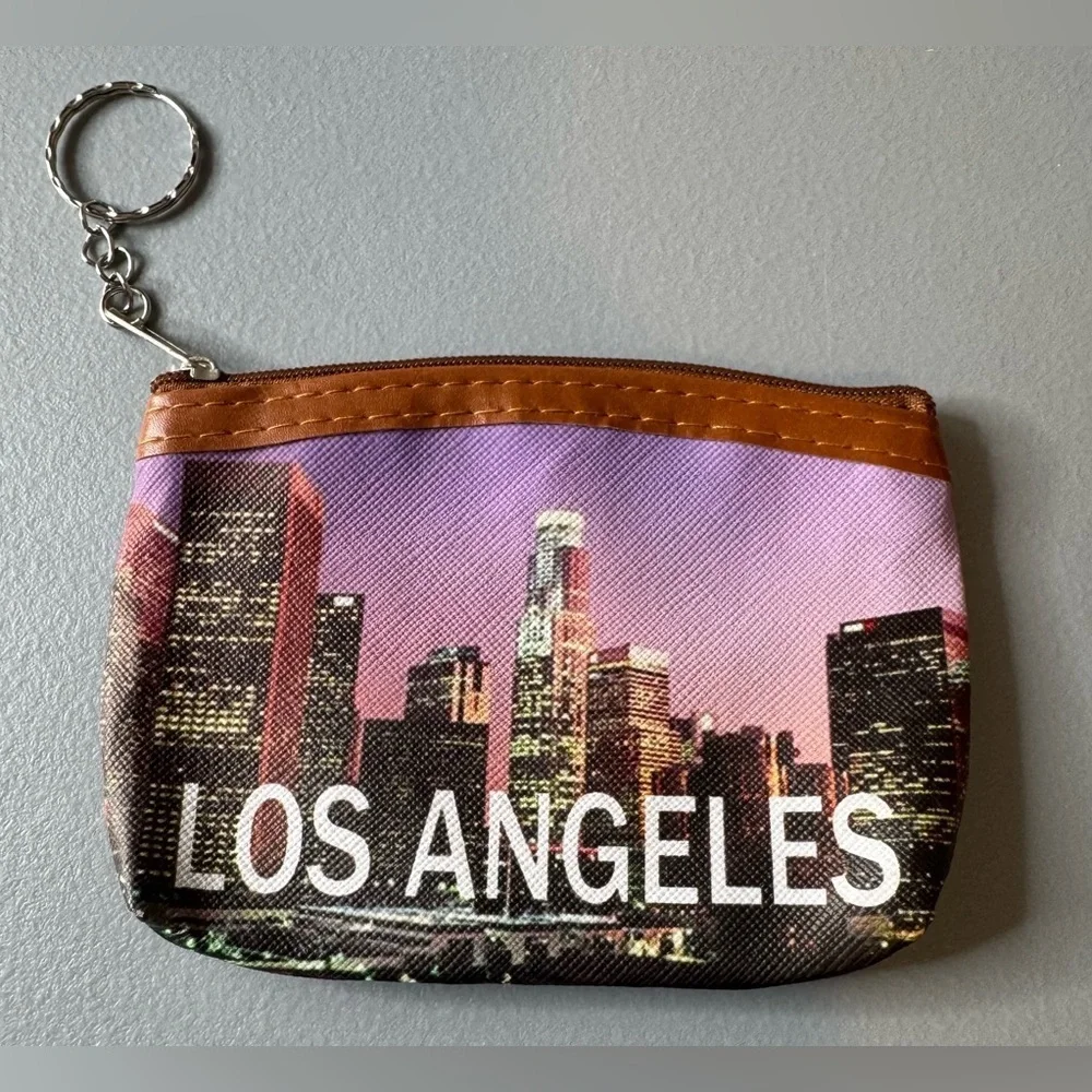 Los Angeles Skyline zippered Coin Purse
